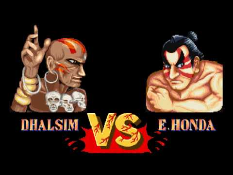 Street Fighter 2 - The World Warrior - Arcade - Dhalsim vs. E. Honda