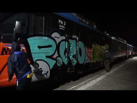 Rasen Graffiti video - commuter Trains