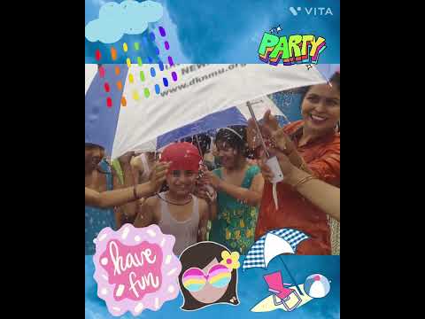 Opening ceremony of Rain Dance #Dr.K.N.Modi Global School Textile Branch