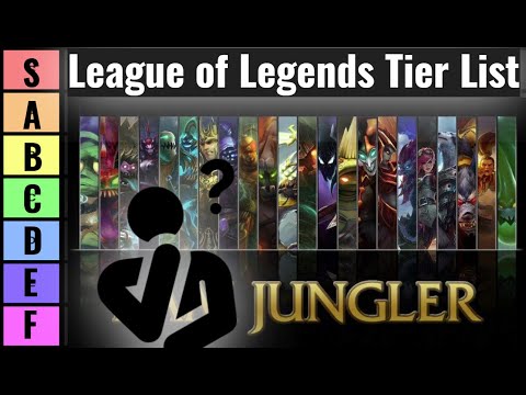 League of Legends Tier List: Junglers (I KNOW NOTHING!)