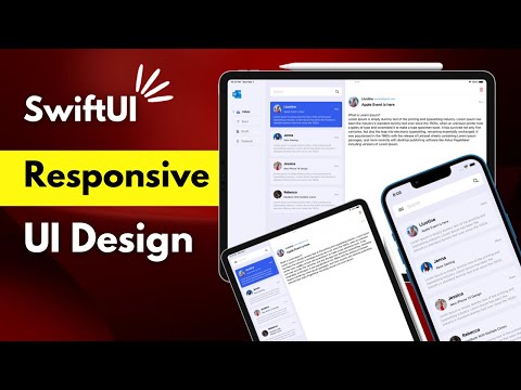 SwiftUI Responsive UI Design - Adaptive Design - MVVM - Xcode 13 - SwiftUI Tutorials