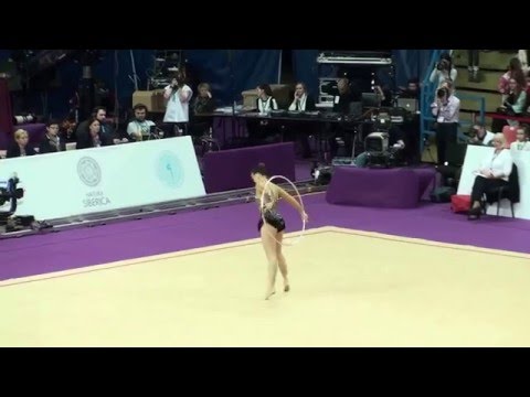 Pronsenko Veronika, Lithuania, hoop. Grand Prix Moscow 19.02.2016