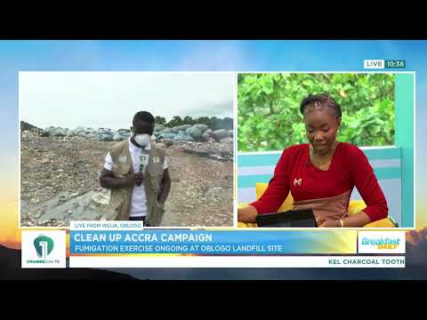 Cholera Prevention Drive: Oblogo Landfill Under Fumigation After Flooding Impact | Clean Up Accra