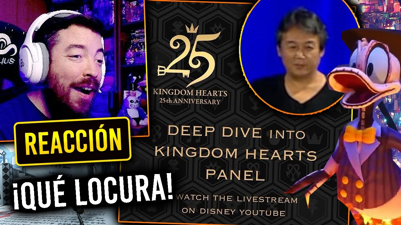 DIOS!! Mundo con Mickey, Donald y Goofy controlables... PANEL KINGDOM HEARTS IV en el D23 con NOMURA