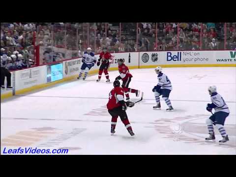 Maple Leafs @ Senators - Tyler Bozak Scores 2nd of the Game - 110101