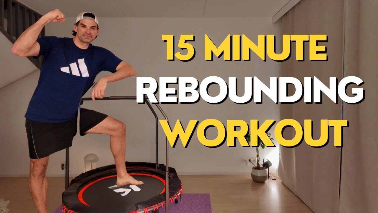 15-Minute Mini Trampoline Strength Workout for Beginners | Low-Impact Rebounding with Kensone