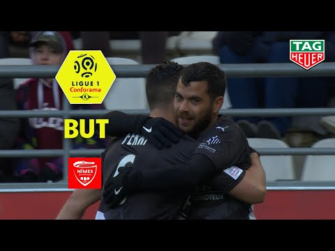 But Jordan FERRI (26') / Stade de Reims - Nîmes Olympique (0-3) (REIMS-NIMES)/ 2018-19
