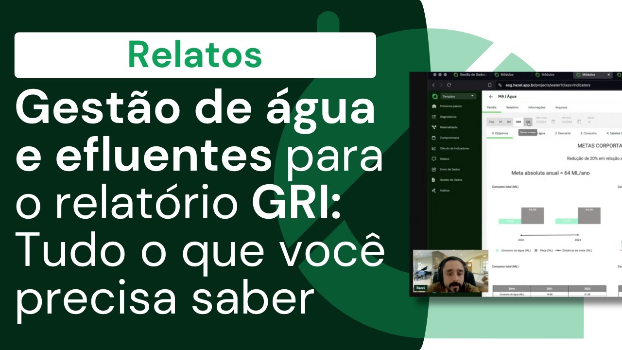 Gestão de água e efluentes para o relatório GRI: Tudo o que você precisa saber