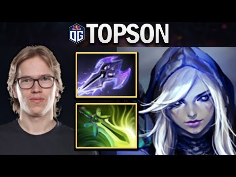 OG.TOPSON DROW RANGER WITH MAGE SLAYER - DOTA 2 7.28 GAMEPLAY