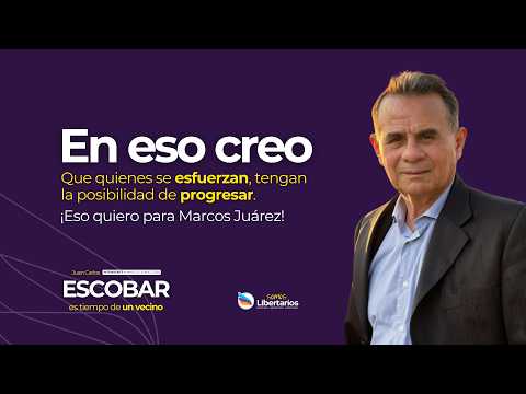 Eso quiero para Marcos Juárez 🟣 #Escobar  #PartidoLibertario