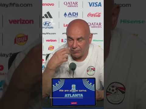 Egypt coach makes impassioned plea for Palestine in pre-match conference