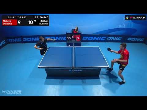 19:15 Maksym Deineha  - Zakhar Tiuliahin 26.07.2023 TT Euro.Cup Ukraine Master. Table 3