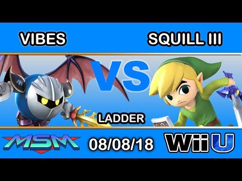 MSM 161 - Viibes (Metaknight) Vs Squill lll (T.link) Ladder - Smash 4