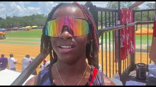 Rudyard(RJ)West interview with Louisiana Milesplit after breaking 100 meter record for 11U.