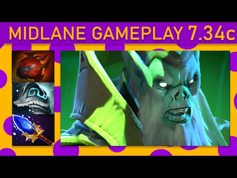 ✨Necrophos 70% Kill participation! Mid Gameplay - Dota 2 Top MMR