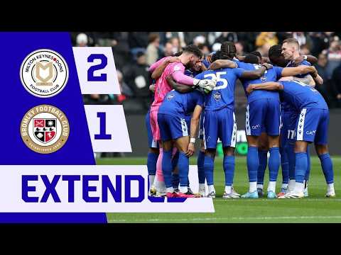  FC MK Milton Keynes Dons 2-1 FC Bromley 