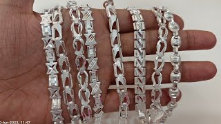 Silver rakhi designs with price 2023 | Silver bracelet designs with price | chandi bracelet designs