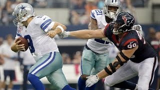 Tony Romo escapes J.J. Watt & throws a 43-yard TD (Week 5, 2014)