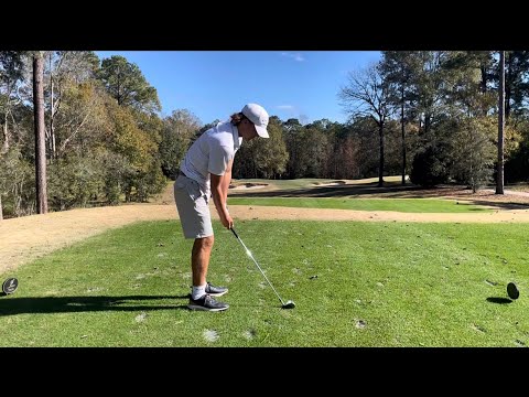 9 hole match play against my dad at Fallen Oak Golf Course. 