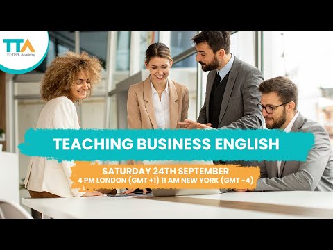 Teaching Business English - YouTube