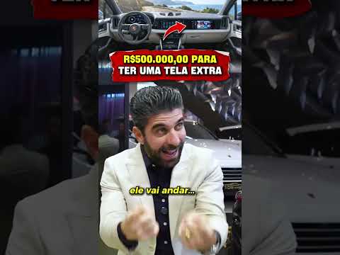 R$500.000,00 para ter uma TELINHA EXTRA na Porsche Cayenne... #tcar #carros #carrosesportivos