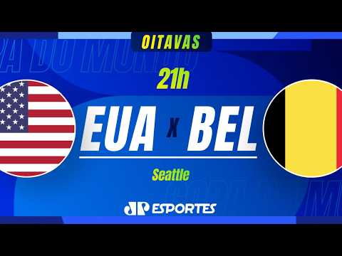 EUA x Bélgica – AO VIVO – 06/07/2026 – Copa do Mundo