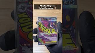 POV: Your JariseiStore order is on its way 📦✨Mega Gengar EX + Psyduck + Crobat #pokemontcg