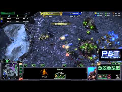 (HD734) Catz vs STBomber - G3 - Heart of the Swarm [FR]