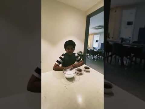 I made a chocolate mousse