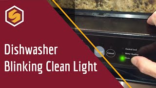 Most Common Cause of a Dishwasher Clean Light Blinking 7 Times