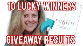 Giveaway winners ... Deadline to claim has passed.