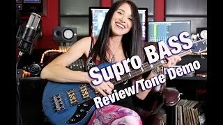 Video thumbnail for Supro BASS Huntington III Review/Tone Demo by Nicki Tedesco