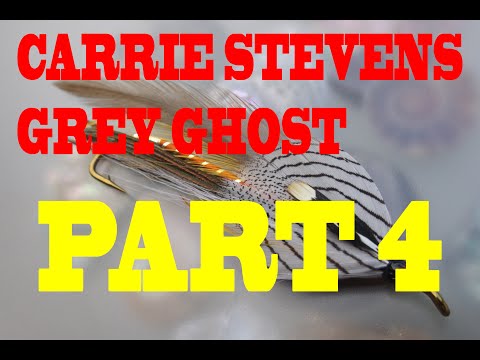 FLY TYING CARRIE STEVENS GRAY GHOST STREAMER FLY PART 4 WITH RYAN HOUSTON