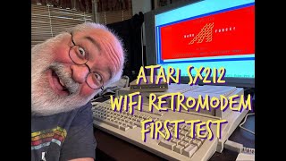 Atari SX212 Wifi Retromodem 1st Test - Atari TT030 - BBS in 2026 - Vintage Computing - Telnet