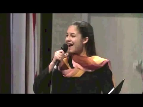 14 year-old Alessandra Sorace sings "Lo How a Rose E'er Blooming" arr  J  Edmund Hughes