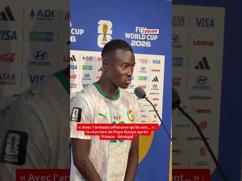 🎙️ La réaction de Pape Gueye après France - Sénégal #shorts