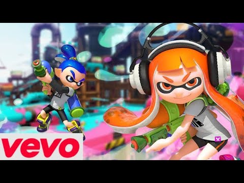 ♪ Splatoon Theme: Splattack ♫ LIVE Music (English Lyrics) Splatoon Wii U