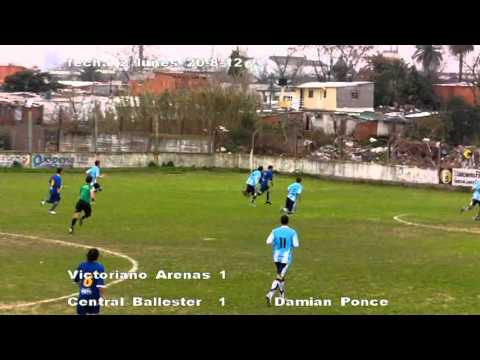 fecha 2 gol damian ponce victoriano arenas 1 central ballester 1 lun 20 8 12