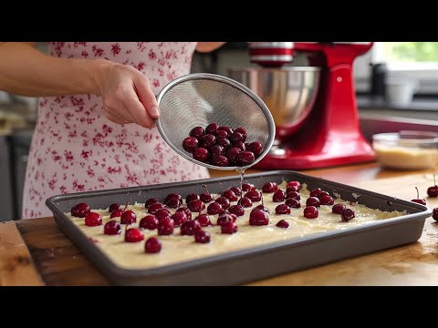 Saftiger Kirschkuchen mit Baiser – Einfaches Rezept für einen himmlischen Kirschkuchen