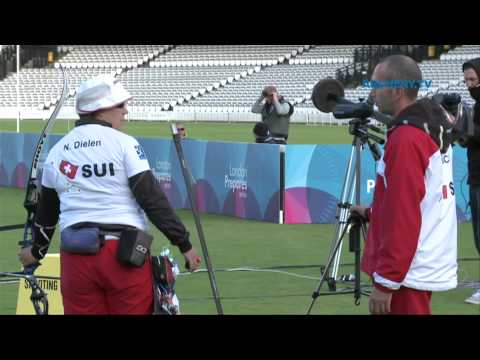 Ekaterina Timofeyeva v Nathalie Dielen – recurve women’s 1st round | London 2012 Olympic Test Event