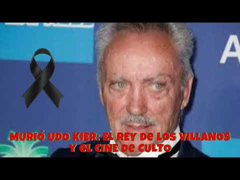 Causa de muerte de Udo Kier | Actor alemán | Patrimonio neto, esposo, familia, películas, biograf...