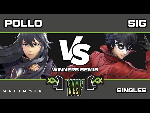 Game Nest Smash It Up: Pollo (Lucina/Greninja) vs Sig (Joker) - Winners Semis