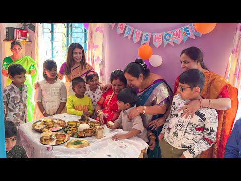 কল্যাণী দিদির মেয়ের সাধের অনুষ্ঠানে আমরা সবাই গেলাম ✨😊