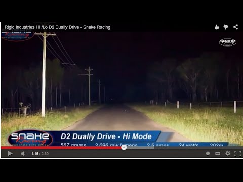 Rigid industries Hi /Lo D2 Dually Drive - Snake Racing