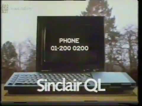 Sinclair QL Vintage computer Advert (VHS Capture)