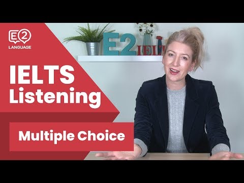 IELTS Listening Multiple choice