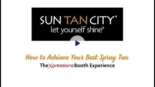 How to Achieve Your Best Spray Tan - The Xpressions Booth Experience