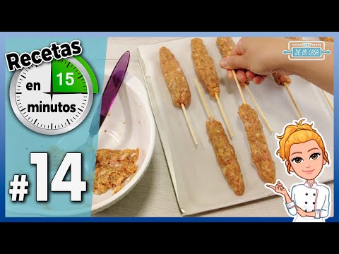 🍢BROCHETAS o PINCHOS de CARNE PICADA 🍢 ¡Fáciles, Rápidos y DELICIOSOS! 😋