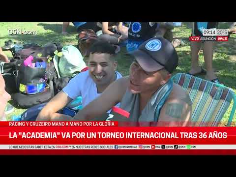 HINCHAS de RACING EXPLICAN qué ESFUERZOS HICIERON para VIAJAR a PARAGUAY