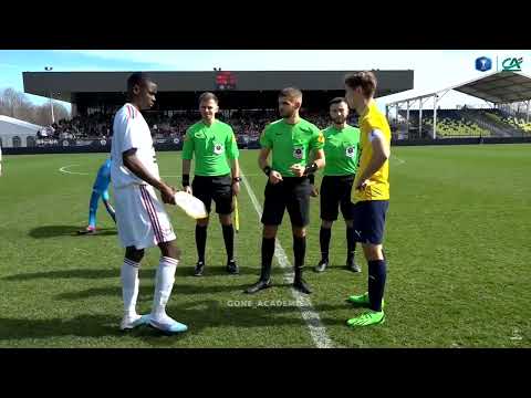 Résumé Pau FC - OL ( 1/4 Gambardella 2023)